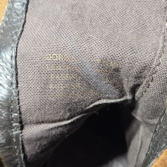 Steve Madden Womens Size 7.5M Brown Leather Biker Cognac Moto Zip Lug Sole Boots - Picture 8 of 12